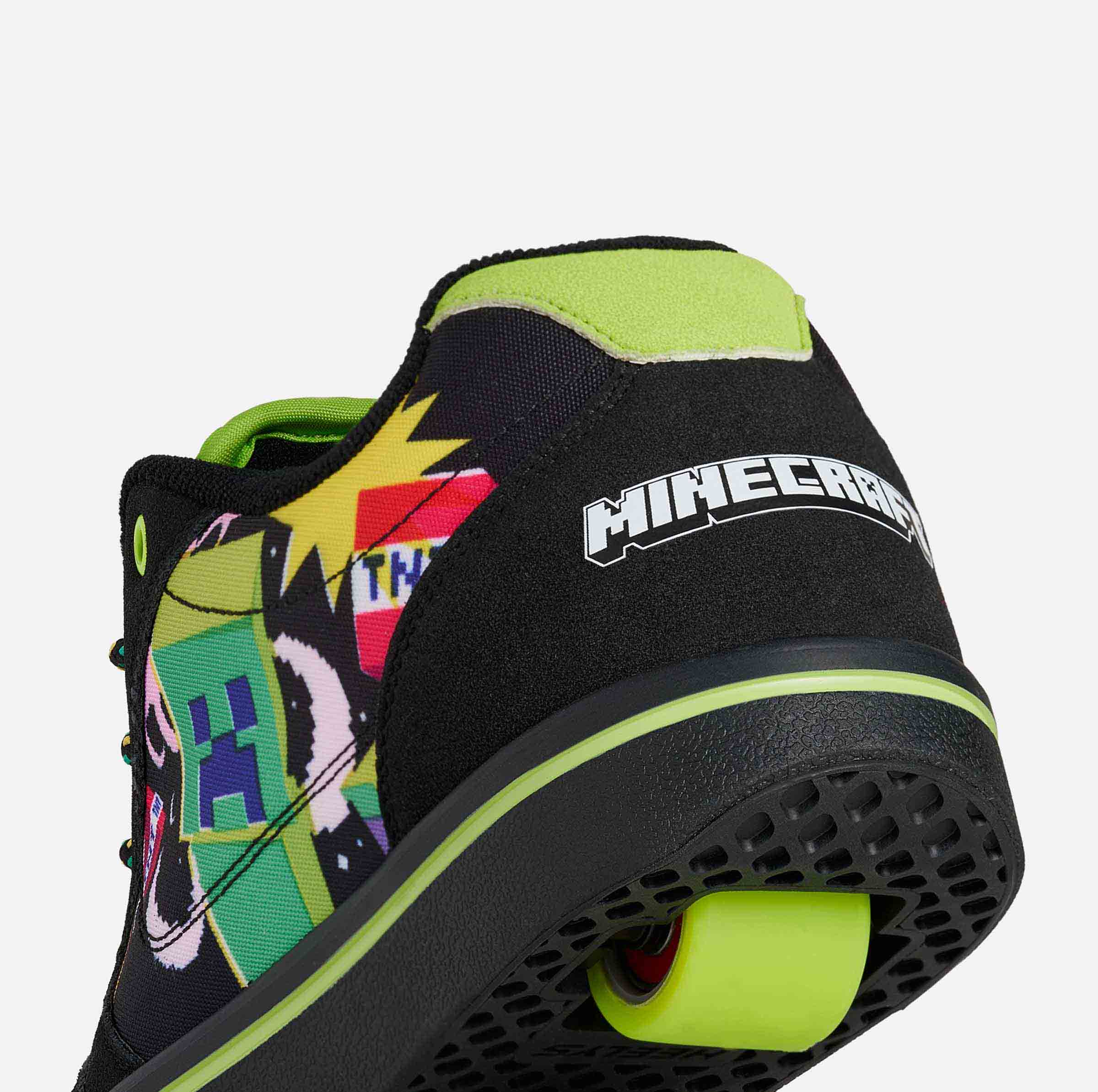Heelys | Minecraft Pro 25 | Black/Green/Multi – Heelys FR