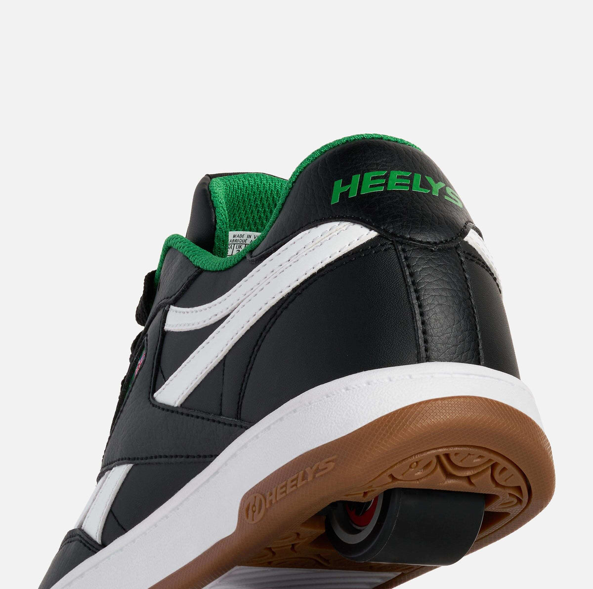 Heelys | Reebok Club C - Black/White/Green