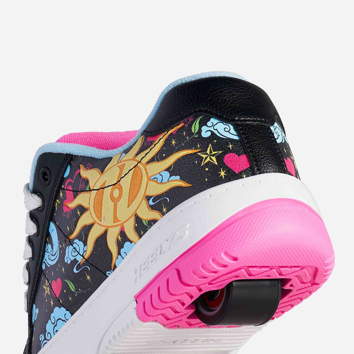 Heelys Kolect Prints - Black/Blue/Neon Pink