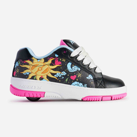 Heelys Kolect Prints - Black/Blue/Neon Pink