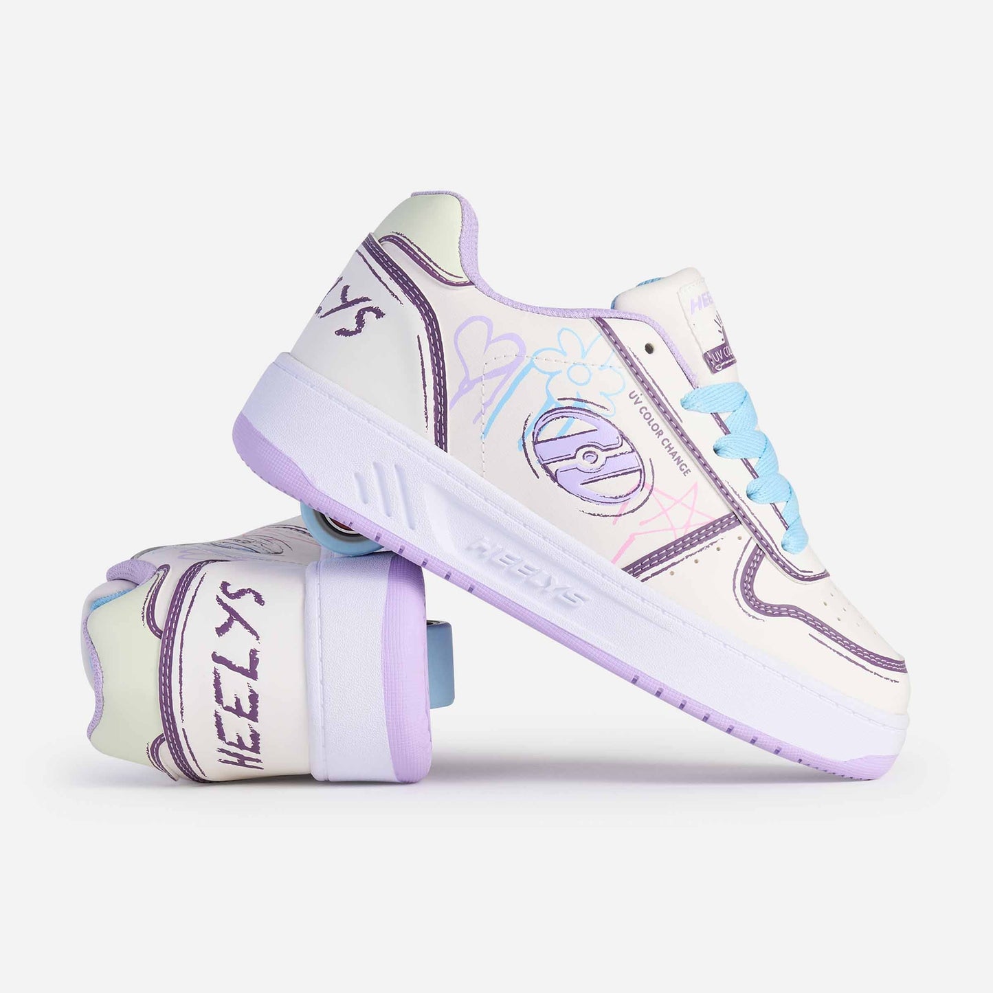 Heelys | Kama Cc Adults - White/Lilac/Blue