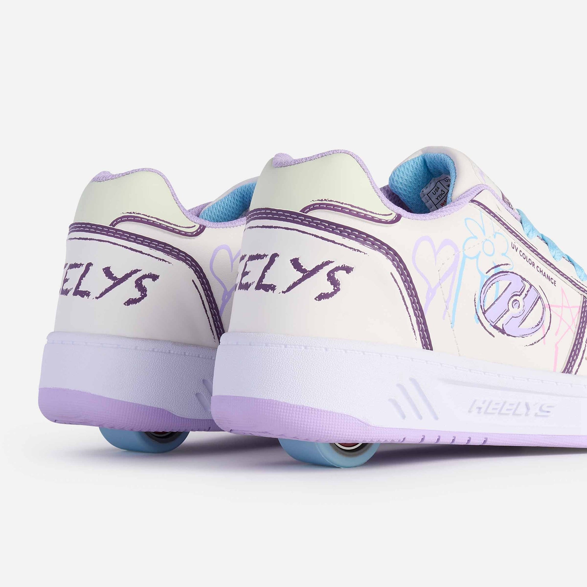 Heelys | Kama Cc Adults - White/Lilac/Blue