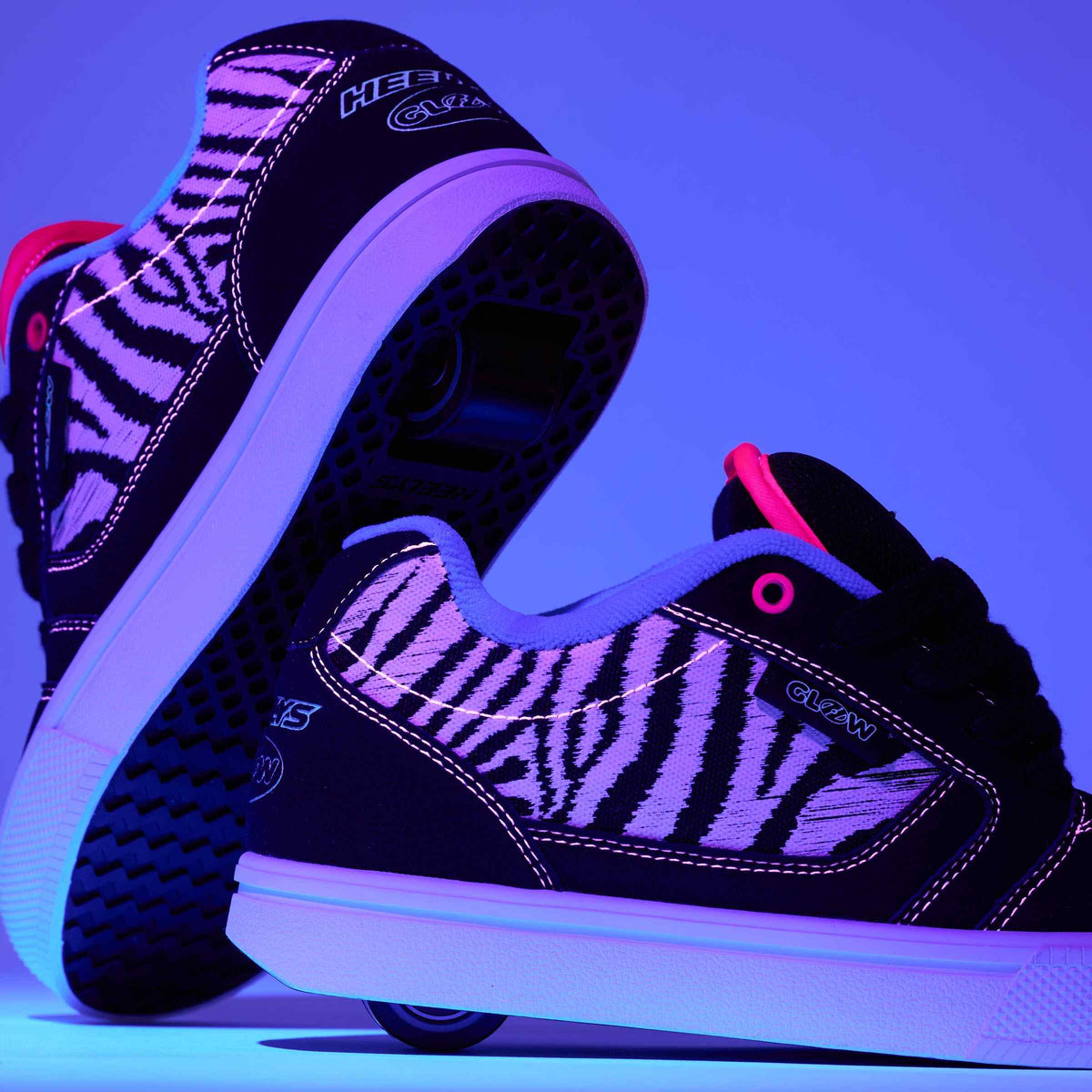 Heelys | Pro 25  Glow in the Dark Adults - Black/Multi/White