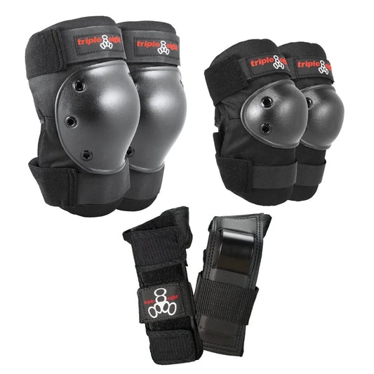 Heelys |Saver Series 3-Pack Triple Eight Pads - Black
