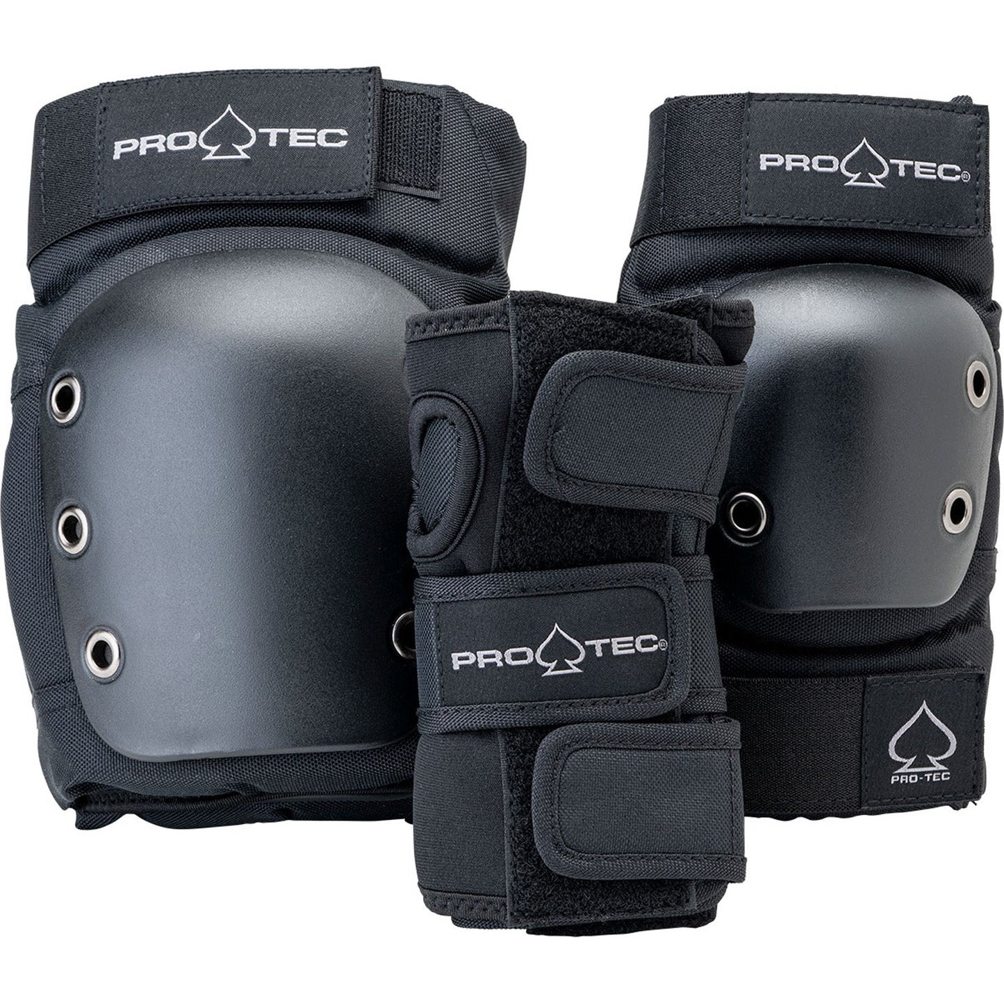 Pro-Tec Street Gear Junior (3 Pack) Open Pads - Black