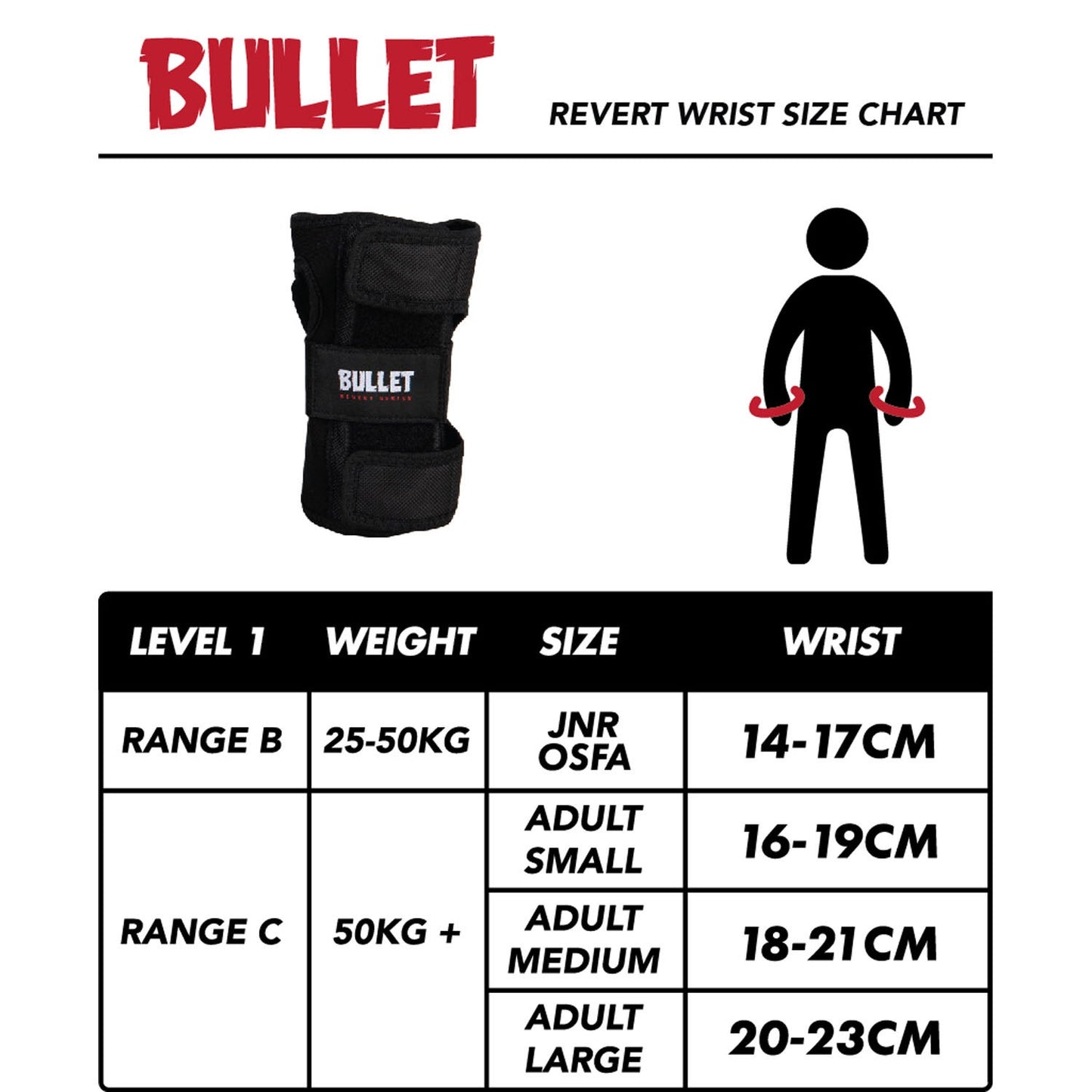 Bullet Revert Junior Wrist Pads